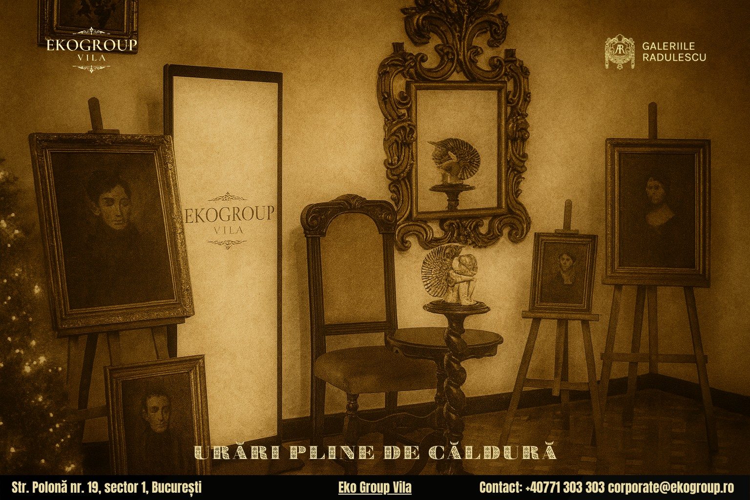 Urări de Crăciun cu parfum interbelic în cadrul Crăciunul anilor ’30 găzduit de Eko Group Vila